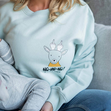 Ho-Ho-Ho Oversized Sweatshirt