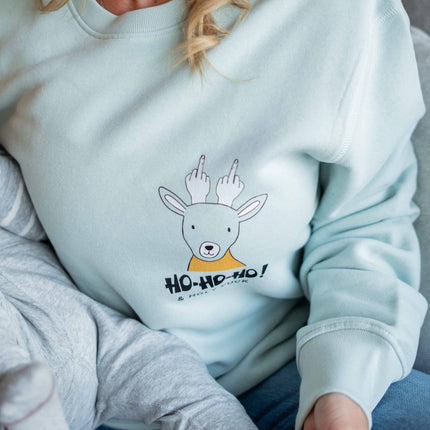 Ho-Ho-Ho Oversized Sweatshirt