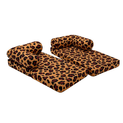 HoneyHug Soft Modular Sofa for Children – Leopard
