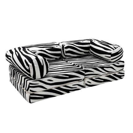 HoneyHug Soft Modular Sofa for Children – Zebra