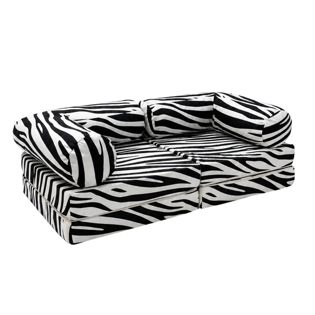 HoneyHug Soft Modular Sofa for Children – Zebra