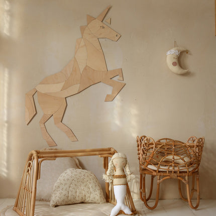 Wooden Wall Decoration - Horse/Unicorn