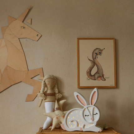 Wooden Wall Decoration - Horse/Unicorn