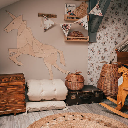 Wooden Wall Decoration - Horse/Unicorn