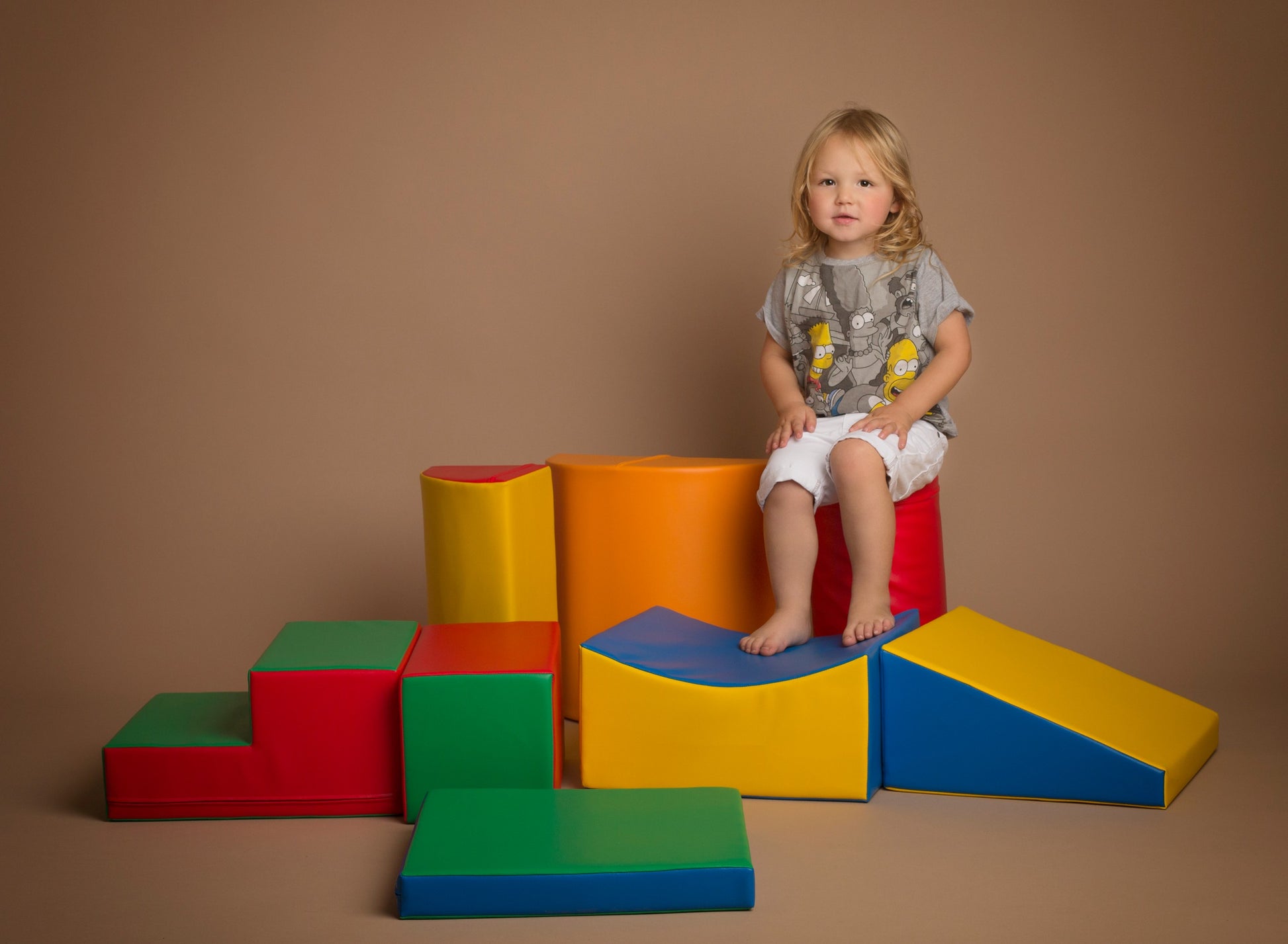 Soft Play 8 Foam Block Set - Multicolor Adventurer