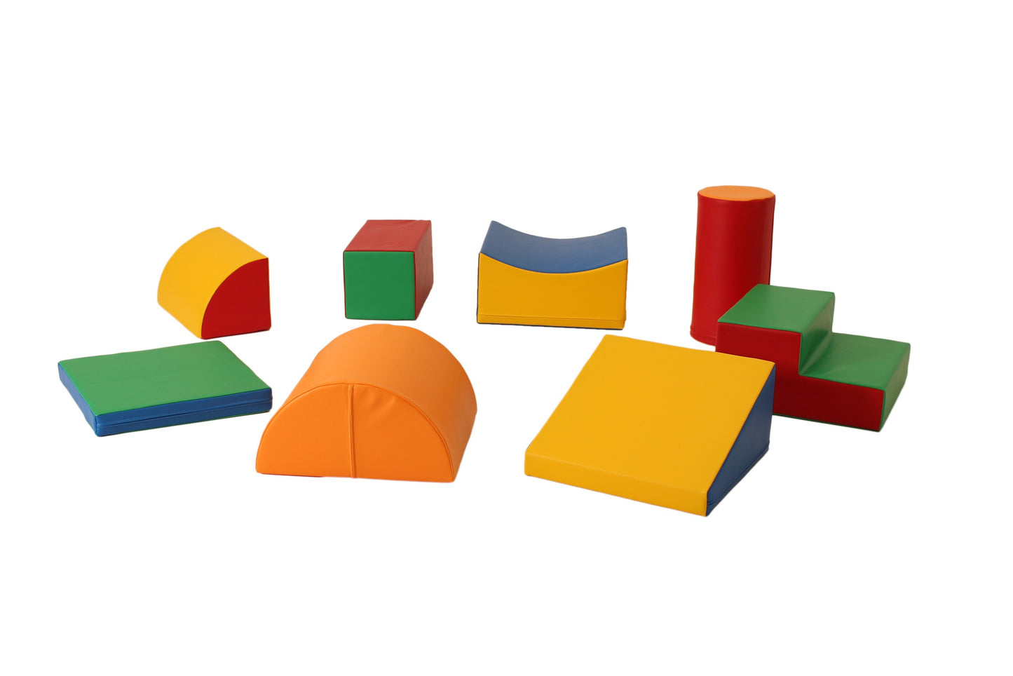 Soft Play 8 Foam Block Set - Multicolor Adventurer