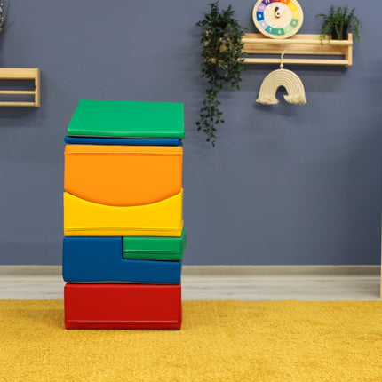 Soft Play 7 Foam Block Set - Multicolor Little Crawler