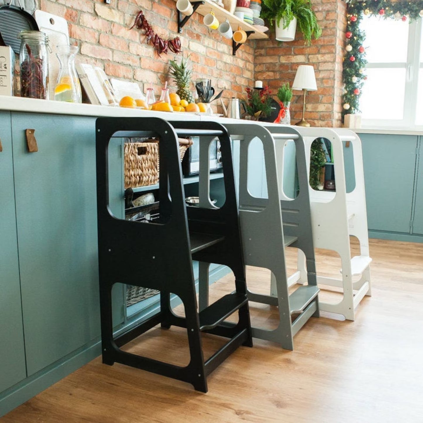 Montessori Helper Toddler Tower Step Stool