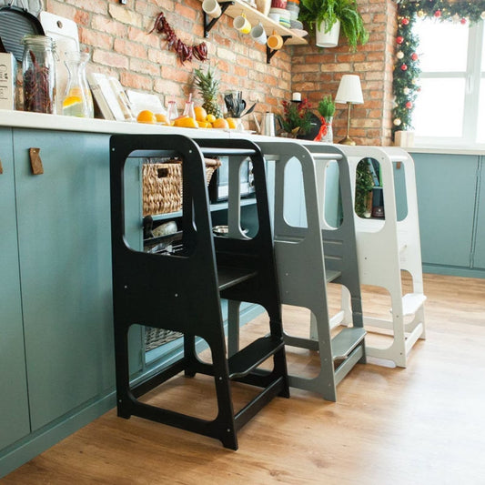 Montessori Helper Toddler Tower Step Stool