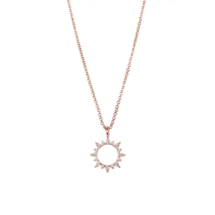 Illumi ZC Sun Pendant Necklace