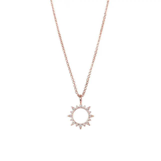 Illumi ZC Sun Pendant Necklace