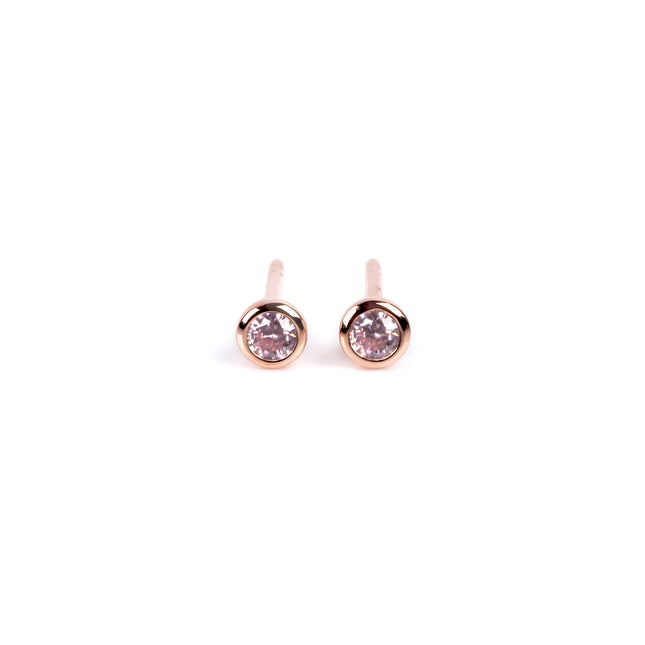Illumi Stud Earrings - Rose Gold and Silver - LoveStyle World