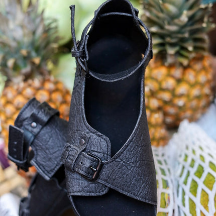 TOKU Athens Vegan Sandals - Black