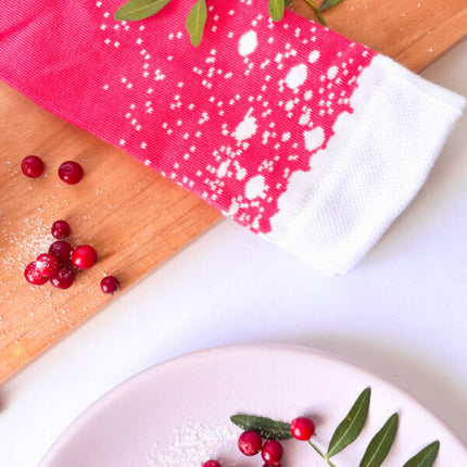 Long Drink Socks – Cranberry Women's Size 35-40