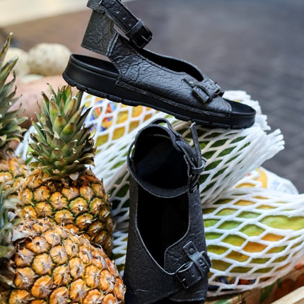 TOKU Athens Vegan Sandals - Black