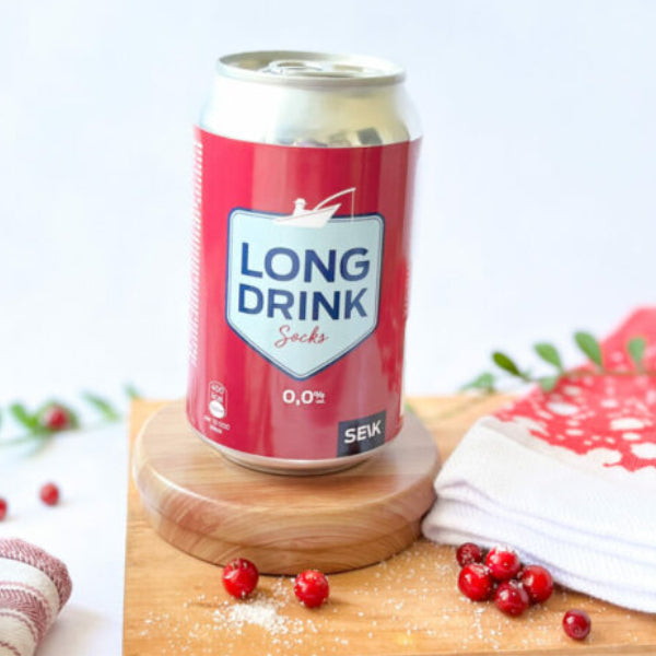 Long Drink Socks – Cranberry Women's Size 35-40