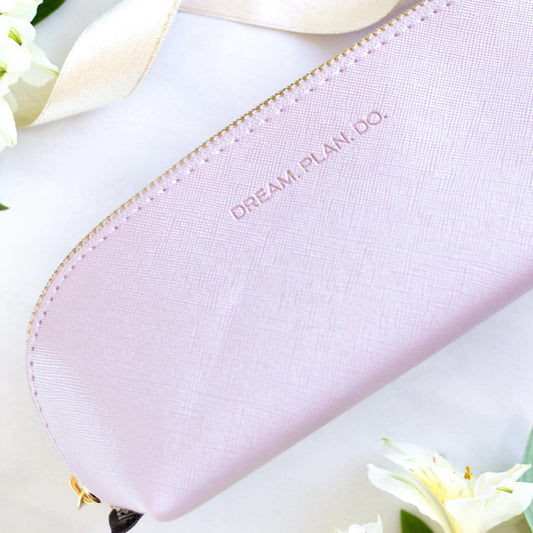Pencil Case DREAM. PLAN. DO. - Purple