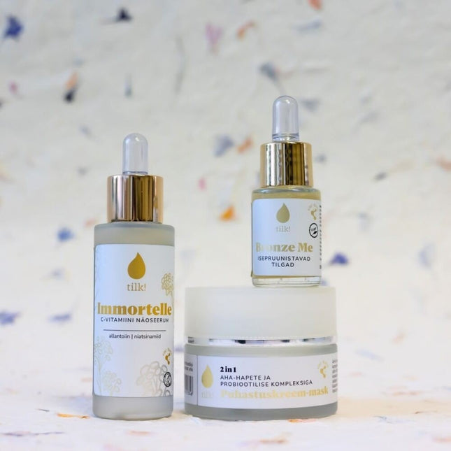 Immortelle Face Serum with Vitamin C, Allantoin, and Niacinamide, 30ml - LoveStyle World