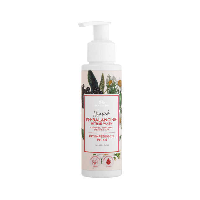 Intimate Wash Gel with Chamomile, Aloe, and AHA, pH 4.5 - LoveStyle World