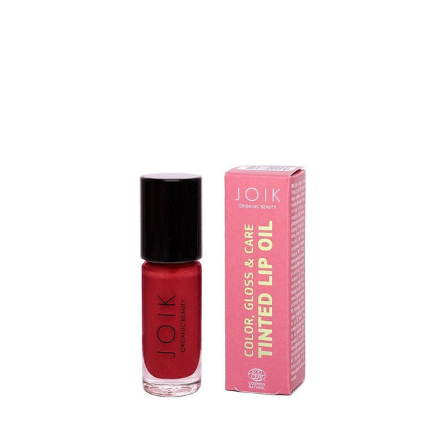 Organic Lip Oil Gloss & Care - 04 Ruby Red - LoveStyle World