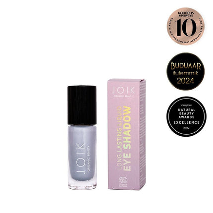 Organic Eye Shadow Long Lasting Liquid - 02 Silver Grey - LoveStyle World