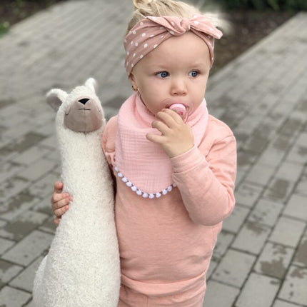 Scarf-Bib - Light Pink