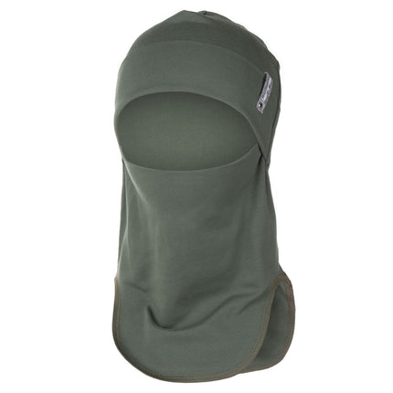 Khaki Green Double-Layer Cotton Balaclava