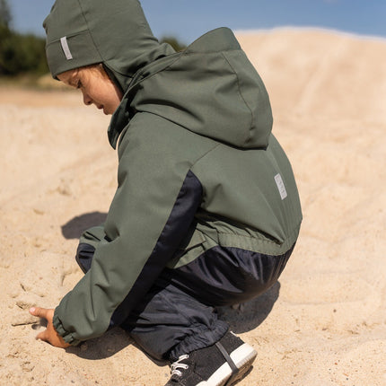 Khaki Green Double-Layer Cotton Balaclava