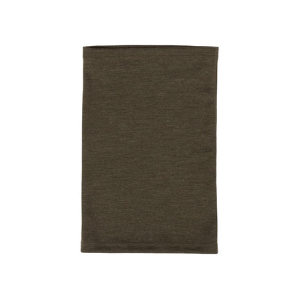 Khaki Green Merino Wool Tube Scarf – One Size
