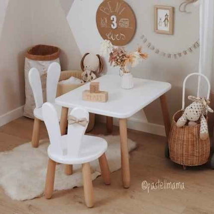 Table and 2 chair set - Bunny