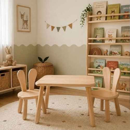 Table and 2 chair set - Bunny
