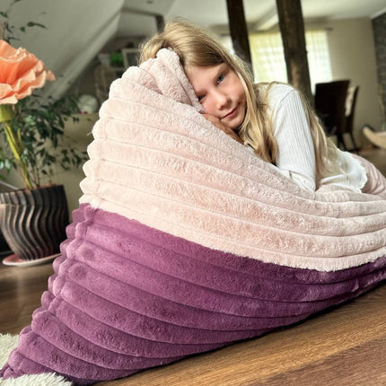 Kids Bean Bag Chair - Berry & Rose Mousse Duo