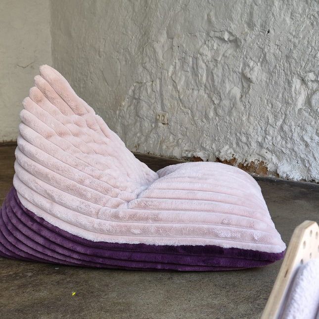 Kids Bean Bag Chair - Berry & Rose Mousse Duo - LoveStyle World