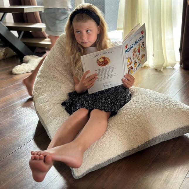 Kids Bean Bag Chair - Cloud Lamb Duo - LoveStyle World