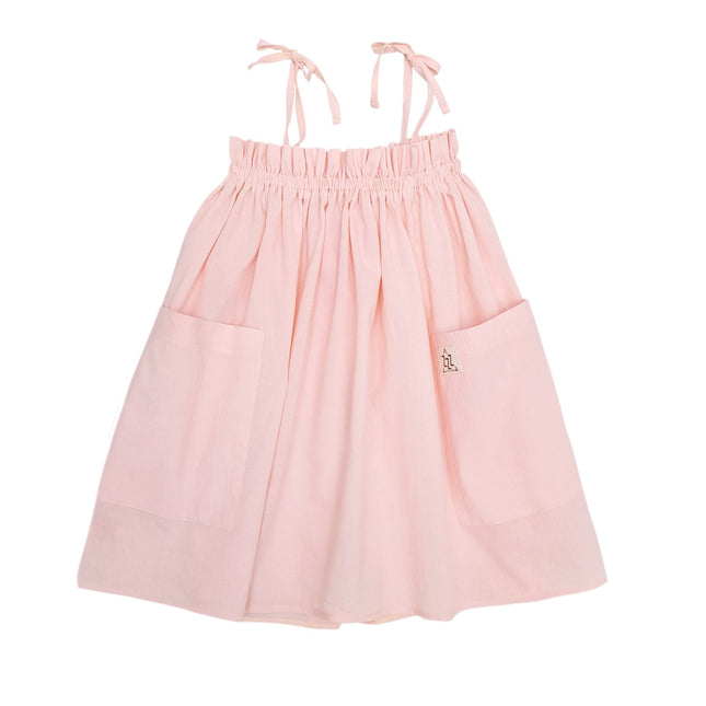 Kids Dress Milka – Peach - LoveStyle World