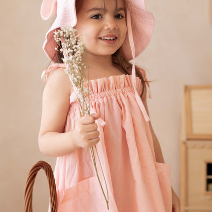 Kids Dress Milka – Peach