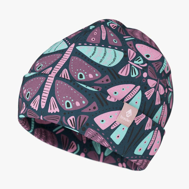 Kids Hat-Beanie For Autumn And Spring KLAUS - Butterflies