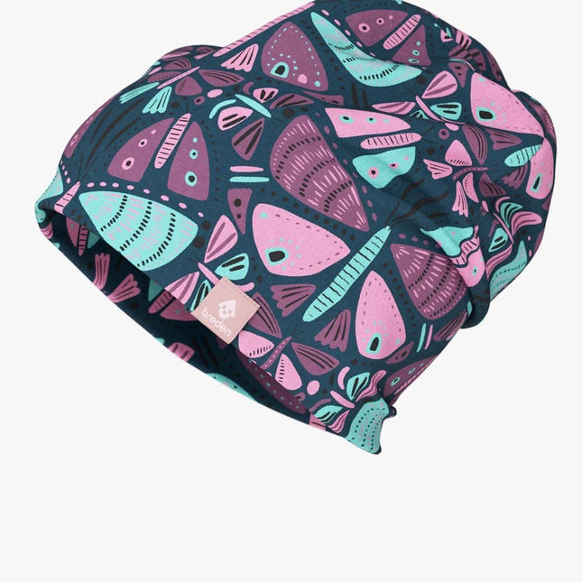 Kids Hat-Beanie For Autumn And Spring KLAUS - Butterflies - LoveStyle World