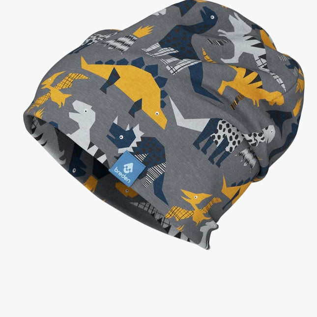 Kids Hat-Beanie For Autumn And Spring KLAUS - Dinosaurs - LoveStyle World