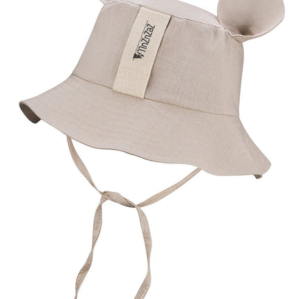 Kids Hat with Ears - Beige