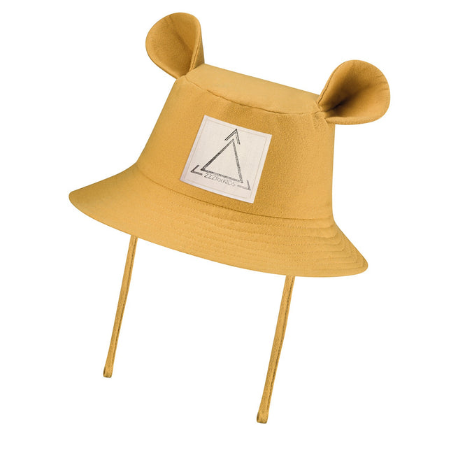 Kids Hat with Ears - Mustard - LoveStyle World