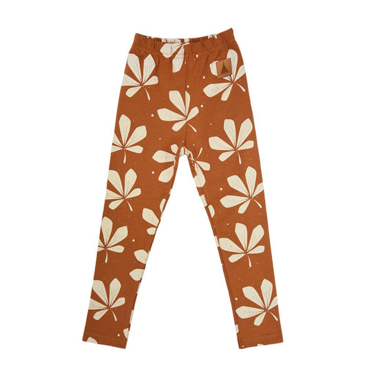 Kids Leggings - Chestnut