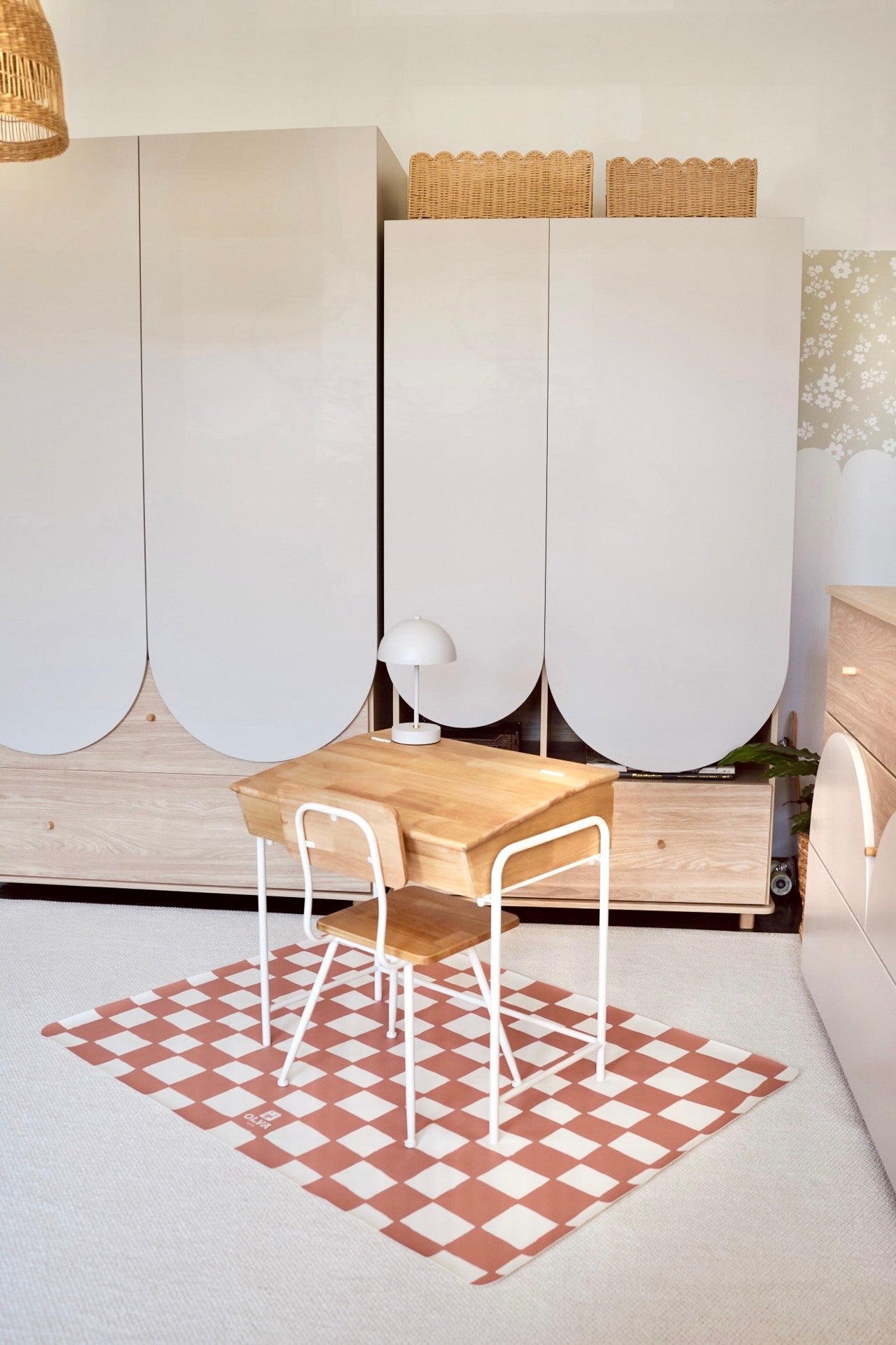 Kids Mealtime Floor Mat, Non-Slip & Waterproof - Chess Terra