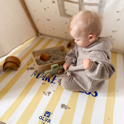 Kids Mealtime Floor Mat, Non-Slip & Waterproof - Wild Citronello