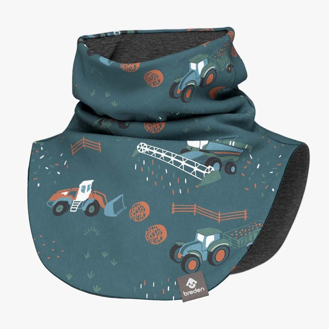 Kids Merino Neck Warmer MIKEL - Tractors - LoveStyle World