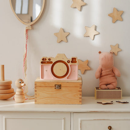 Kids Room Balloon Mirror – Child-Friendly Acrylic & Wood