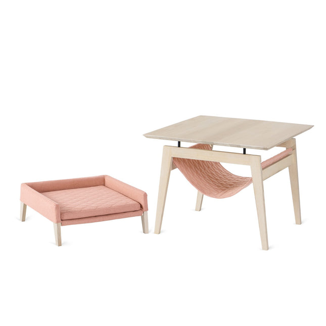 Kikko Table & Lulu Bed for Cat - Raspberry - LoveStyle World