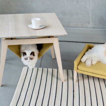 Kikko Table & Lulu Bed for Cat - Honey 