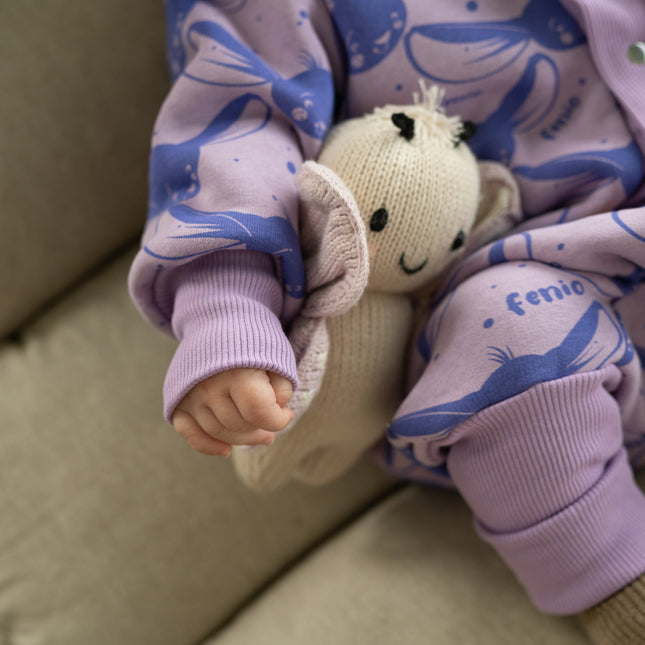 Eared Jumpsuit for Babies and Kids - Lilac Fenio - LoveStyle World