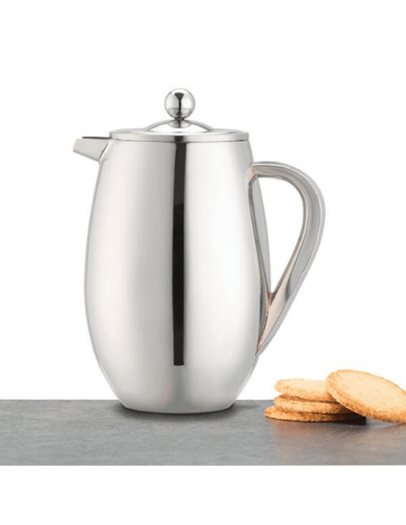 La Cafetière Silver Double Walled Insulated Eight Cup Coffee Maker - 1 Liter - LoveStyle World